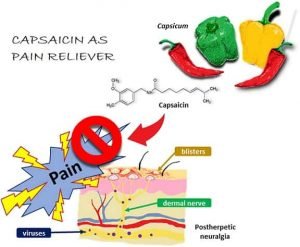 Capsaicin for pain relief